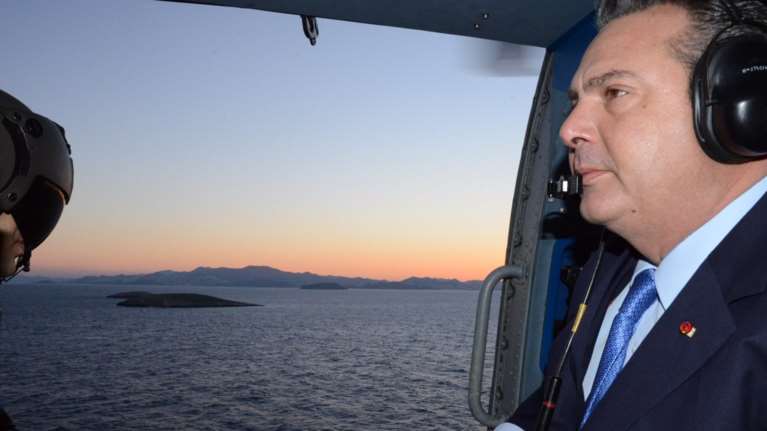 Τουρκικές παραβιάσεις μετά την παρουσία Καμμένου στα Ίμια
