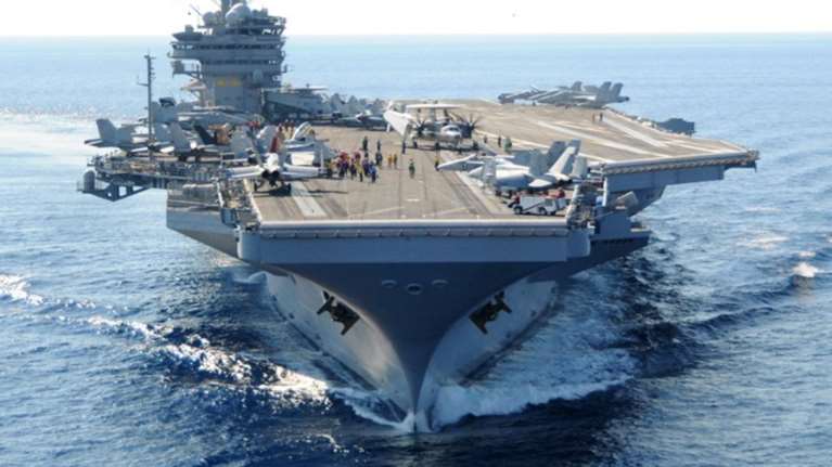 «Εδεσε» στη Σούδα το αεροπλανοφόρο  George H.W. Bush