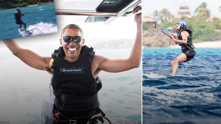 Ξεχάστε τον Ομπάμα που ξέρατε: Δείτε τον να σαρώνει στα extreme sports