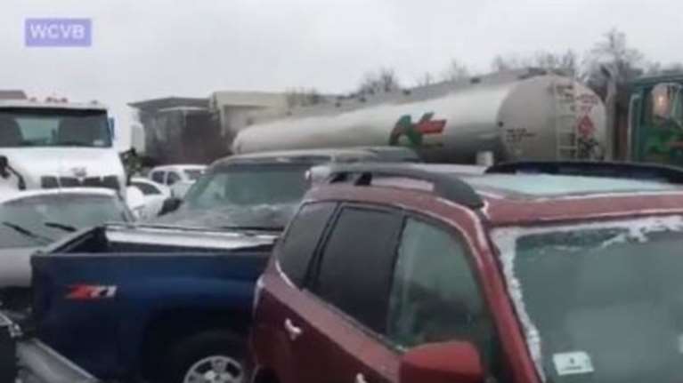 Καραμπόλα 55 αυτοκινήτων στη Βοστόνη λόγω παγωμένου οδοστρώματος