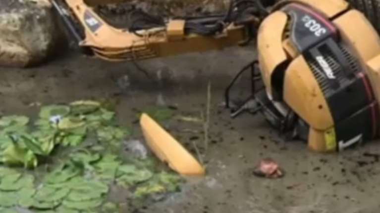 Παγιδεύτηκε σε φράγμα αλλά μύτη και γιόγκα του έσωσαν τη ζωή