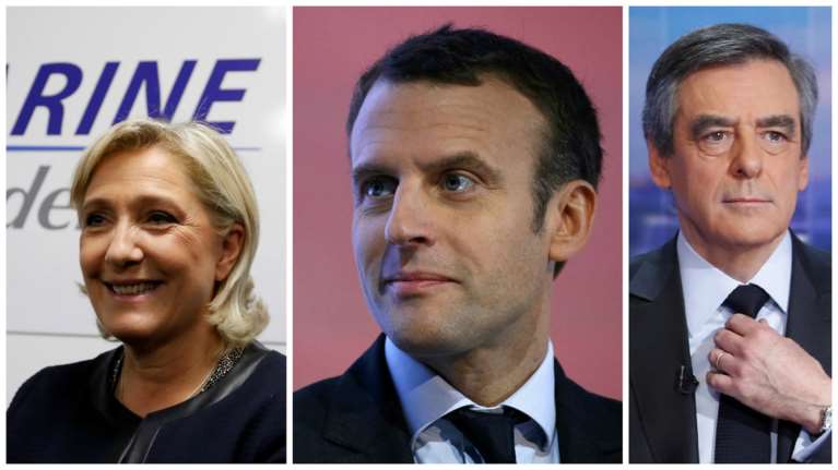 Τρία νέα γκάλοπ για Γαλλία: &quot;Μύλος&quot; με Μακρόν, Φιγιόν και Λεπέν