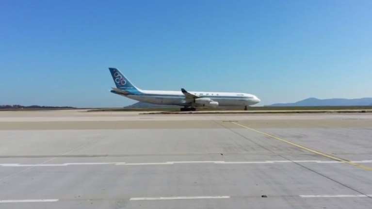 Εφυγε για πάντα το τελευταίο Airbus της Olympic Air - Βίντεο