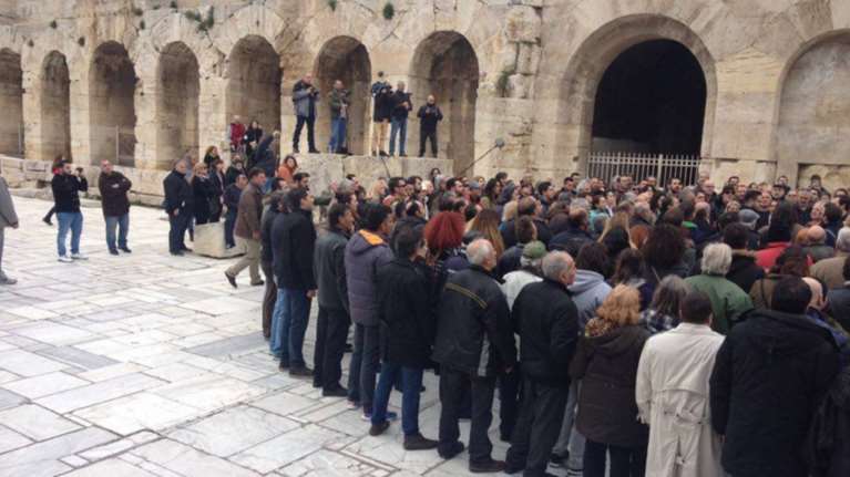 Απίστευτο: Ο Σώρρας κάνει συγκεντρώσεις και στο ...Ηρώδειο