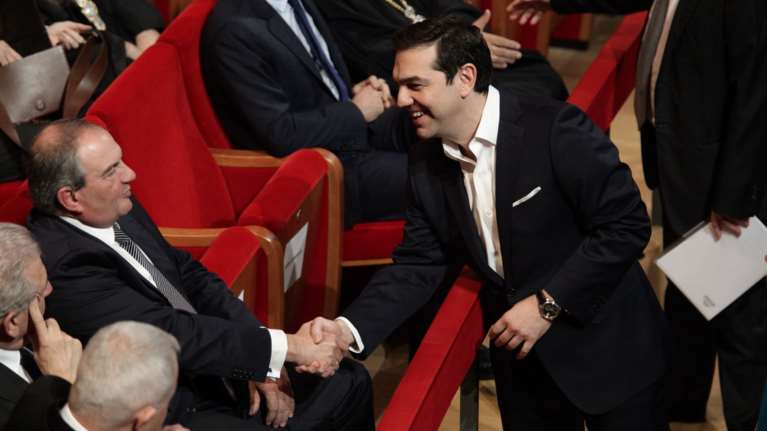 Τριπλέτα Τσίπρα-Κυριάκου-Καραμανλή στο «Κέντρο Σταύρος Νιάρχος»- φωτό -