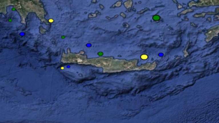 Σεισμική δόνηση 4,5 Ρίχτερ στο Ηράκλειο Κρήτης