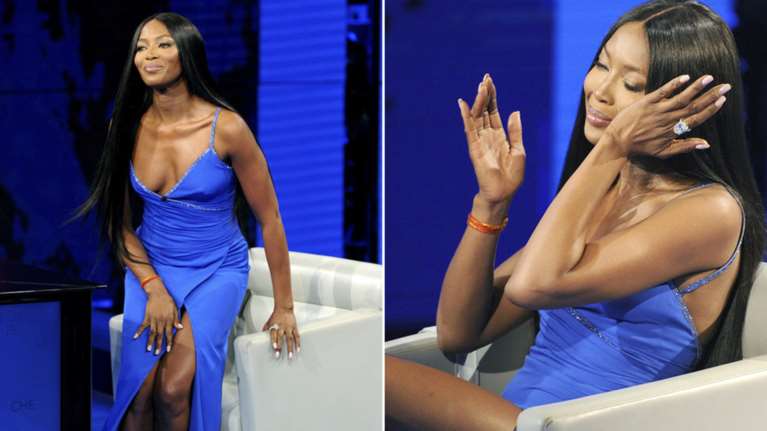 Γιατί η λαμπερή Ναόμι Κάμπελ λύγισε και ξέσπασε σε δάκρυα σε ιταλικό σόου