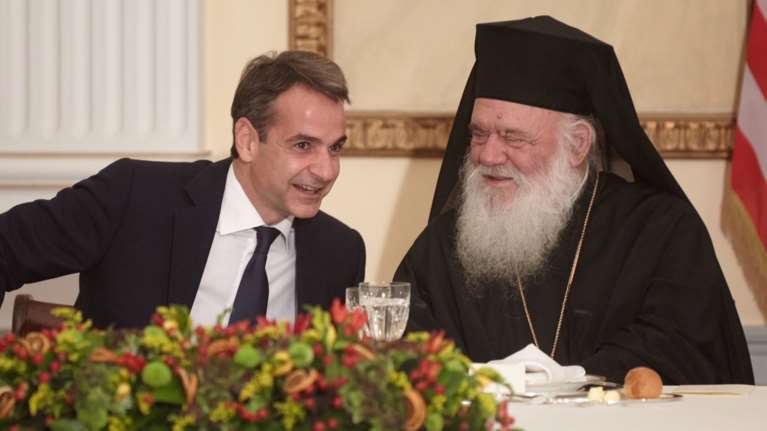 O «μυστικός δείπνος» του Κυριάκου με τον Αρχιεπίσκοπο Ιερώνυμο