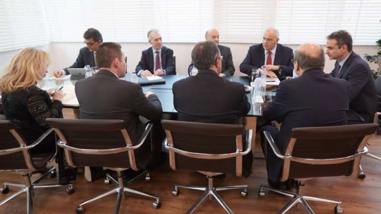 Τί συζήτησε ο Κυριάκος Μητσοτάκης με τους τραπεζίτες