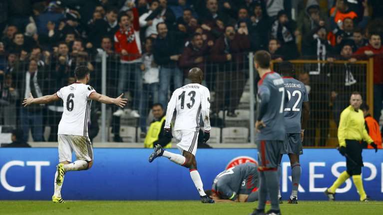 Ευρώπη τέλος για τον Ολυμπιακό - Ηττα 4-1 απ&#39; τη Μπεσίκτας