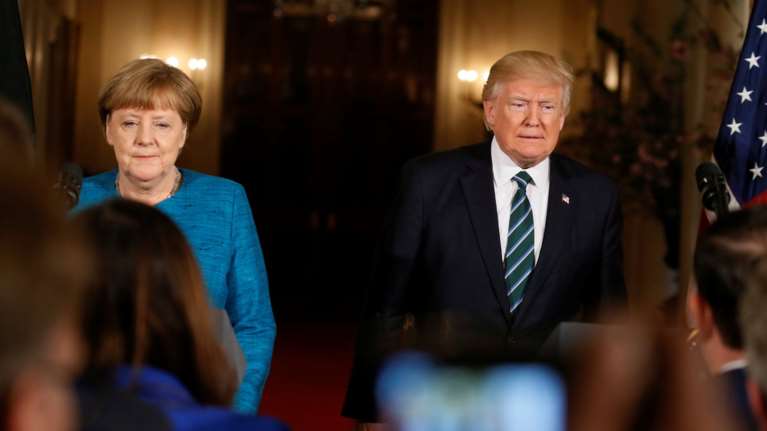 Σήμερα η «επίσημη πρώτη» Μέρκελ-Τραμπ στον Λευκό Οίκο