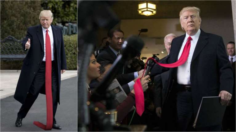 To Twitter σε μεγάλα κέφια: «Αγάπη μου μεγένθυνα τις γραβάτες του Τραμπ»