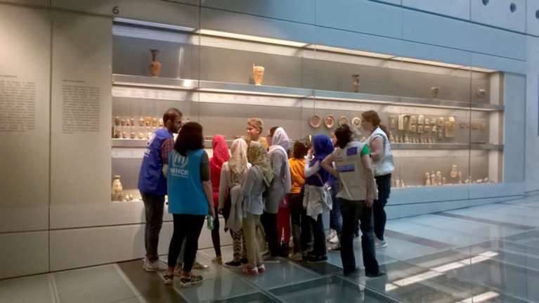 Σαράντα προσφυγόπουλα στο Μουσείο Ακρόπολης