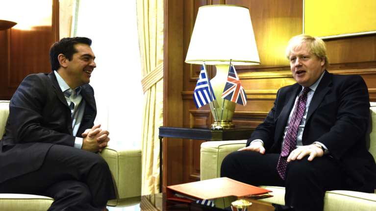 Τι συζήτησαν Τσίπρας και Μπόρις Τζόνσον στο Μαξίμου