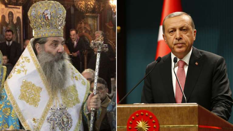Ο Πειραιώς Σεραφείμ καλεί Ερντογάν να γίνει Χριστιανός με νονό τον Πούτιν