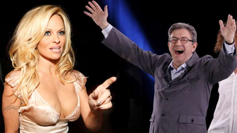 Η Πάμελα Άντερσον στηρίζει Μελανσόν στις γαλλικές εκλογές