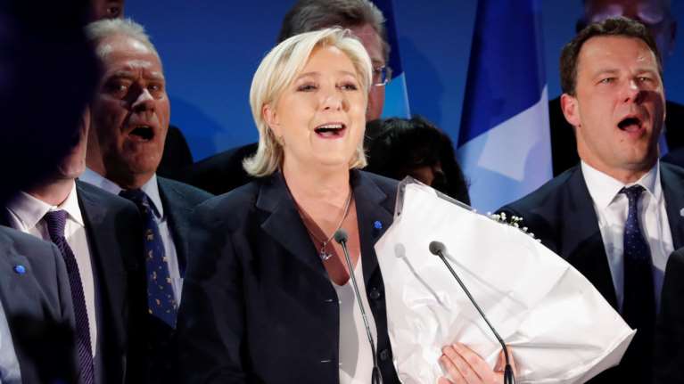 Λεπέν: Το πρώτο βήμα για το προεδρικό μέγαρο έχει επιτευχθεί