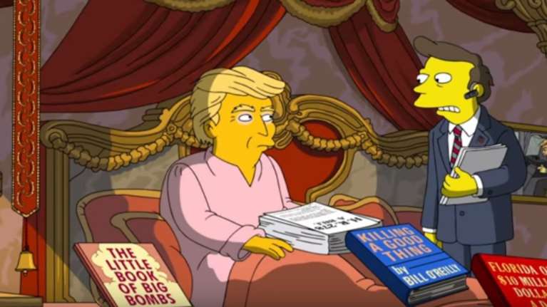 &quot;Περιέλαβαν&quot; τον Τραμπ οι Simpsons τρολάροντας τον πολύ σκληρά