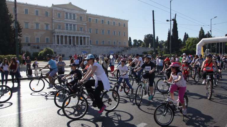 Στην τελική ευθεία ο 24ος Ποδηλατικός Γύρος της Αθήνας