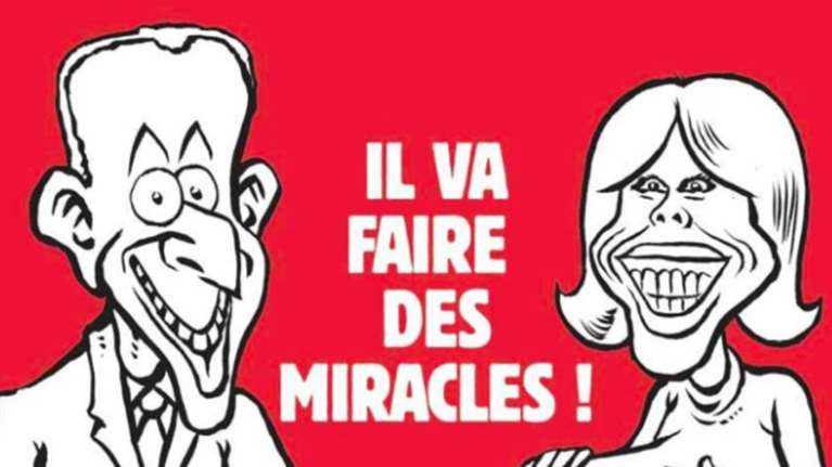 Σάλος στη Γαλλία από το νέο εξώφυλλο του Charlie Hebdo για τον Μακρόν