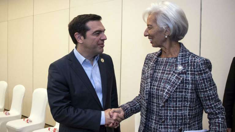 ΔΝΤ: Μεταρρυθμίσεις και χρέος συζήτησαν Τσίπρας και Λαγκάρντ