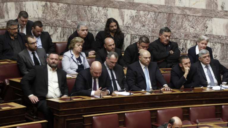 Αποκλεισμός της Χρυσής Αυγής και από την Ολομέλεια της Βουλής