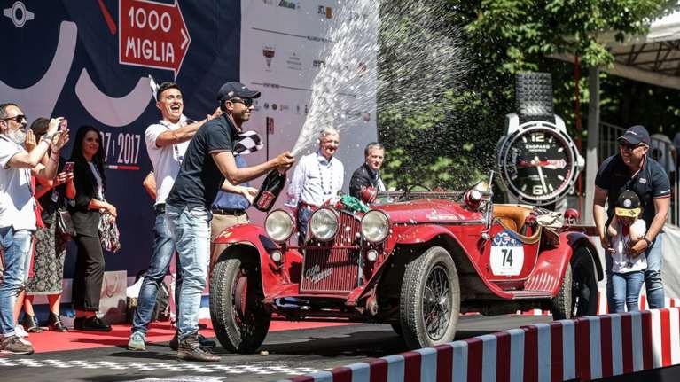 Οι κλασσικές Alfa Romeo &quot;τραγούδησαν&quot; στον αγώνα του “Mille Miglia 2017”