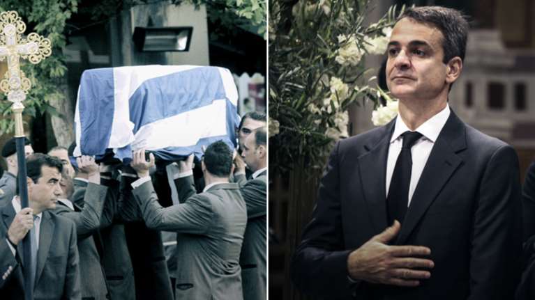 Τελευταίο «αντίο» στον Κων. Μητσοτάκη με λαϊκό προσκύνημα