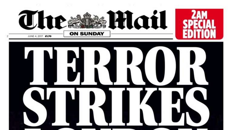 Τα πρωτοσέλιδα των βρετανικών εφημερίδων για την επίθεση