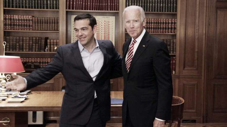 Συνάντηση Τσίπρα - Μπάιντεν στο Μαξίμου με το βλέμμα στο χρέος