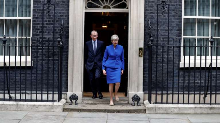 H ομιλία της Τερέζα Μέι στην Ντάουνινγκ Στριτ - Δείτε Live