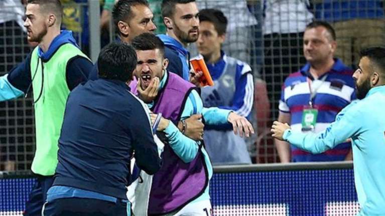 Μπουνιά από τον βοηθό προπονητή της Βοσνίας στον Γιαννιώτα