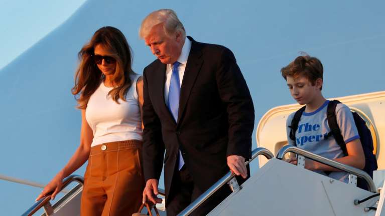 Μετακομίζουν στον Λευκό Οίκο Μελάνια και Μπάρον