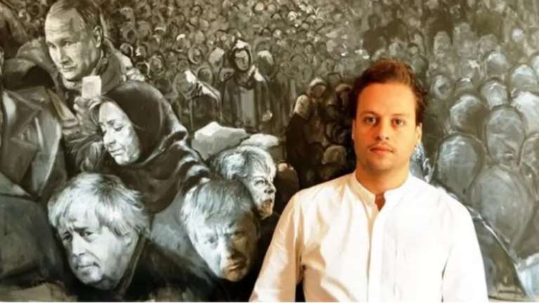 Ο σύριος καλλιτέχνης που μεταμόρφωσε τους πολιτικούς ηγέτες σε πρόσφυγες