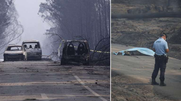 Τραγωδία στην Πορτογαλία:  Άνθρωποι κάηκαν ζωντανοί μέσα στα ΙΧ τους