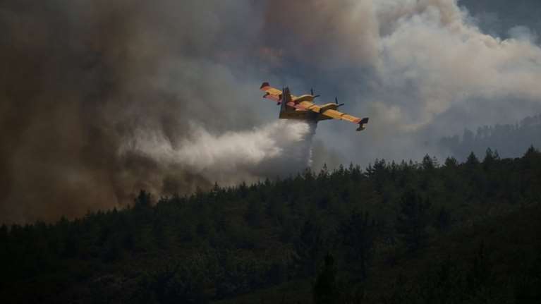 Συνετρίβη Canadair ενώ επιχειρούσε στις φωτιές στην Πορτογαλία
