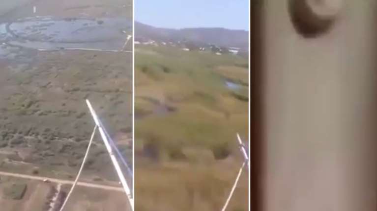 Βίντεο-σοκ: Πλάνα μέσα από το ελικόπτερο πριν τη συντριβή στον Σχινιά