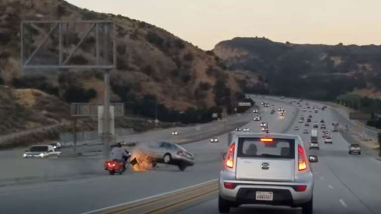 Φοβερό τροχαίο μετά από καβγά οδηγών σε αυτοκινητόδρομο των ΗΠΑ -βίντεο