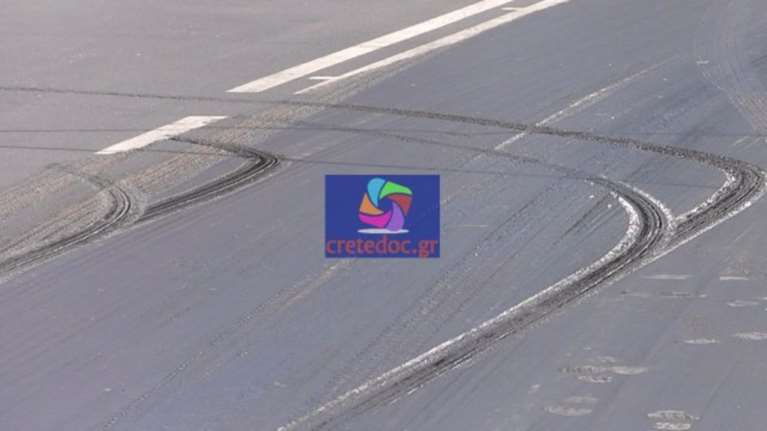 Απίστευτο: Έλιωσε ακόμη και η άσφαλτος στο Ρέθυμνο