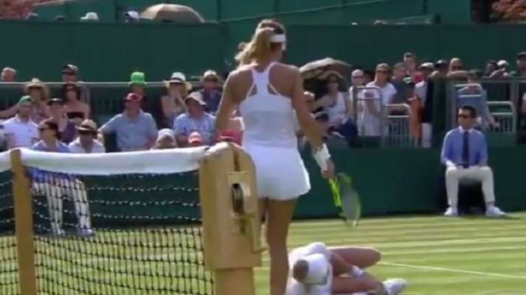 Ανατριχιαστικός τραυματισμός τενίστριας στο Wimbledon
