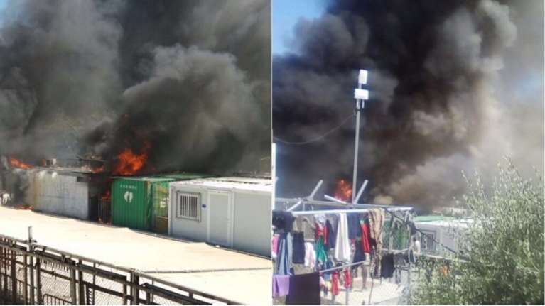 Επεισόδια και χημικά στο Κεντρο υποδοχής στη Μόρια