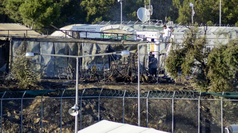 Μεγάλες καταστροφές στο κέντρο της Μόριας