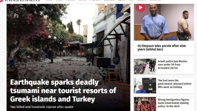 Τον γύρο του κόσμου κάνει ο φονικός σεισμός στην Κω