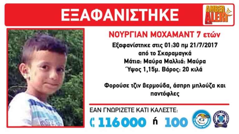 Τραγικό τέλος: Πνιγμένος βρέθηκε o 7χρονος που είχε εξαφανιστεί