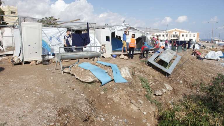 Επεισόδια στον καταυλισμό της Σούδας