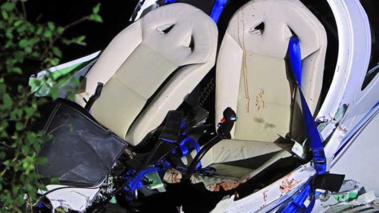 Τραγωδία στη Λάρισα: Νεκροί οι επιβαίνοντες του αεροσκάφους