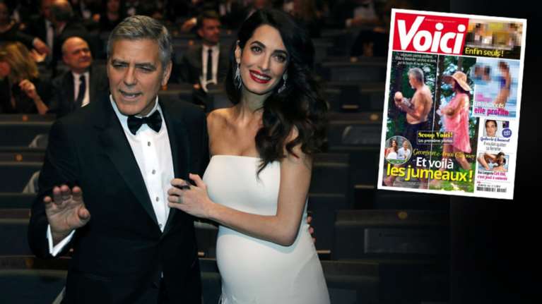 Τα δίδυμα Κλούνεϊ στην πρώτη τους φωτο - δικαστικό πόλεμο ξεκινά ο Κλούνεϊ