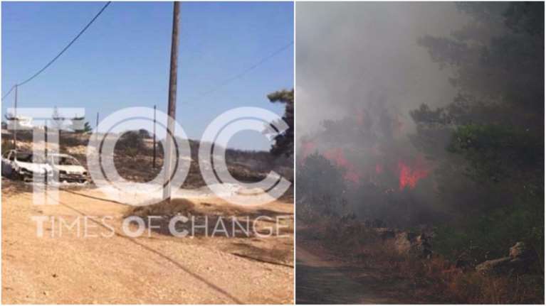 Κύθηρα: Συνεχείς αναζωπυρώσεις - Εκκενώθηκε ιστορικό μοναστήρι