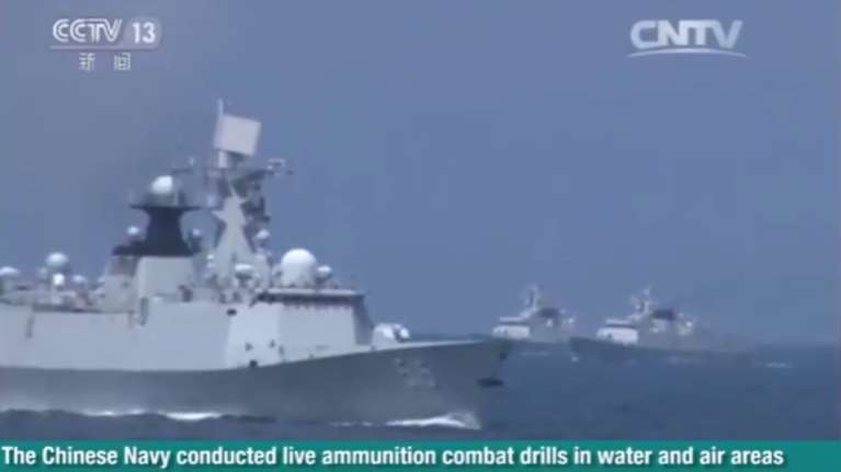 Μεγάλα κινεζικά αεροναυτικά γυμνάσια ανοικτά της Κορεατικής Χερσονήσου