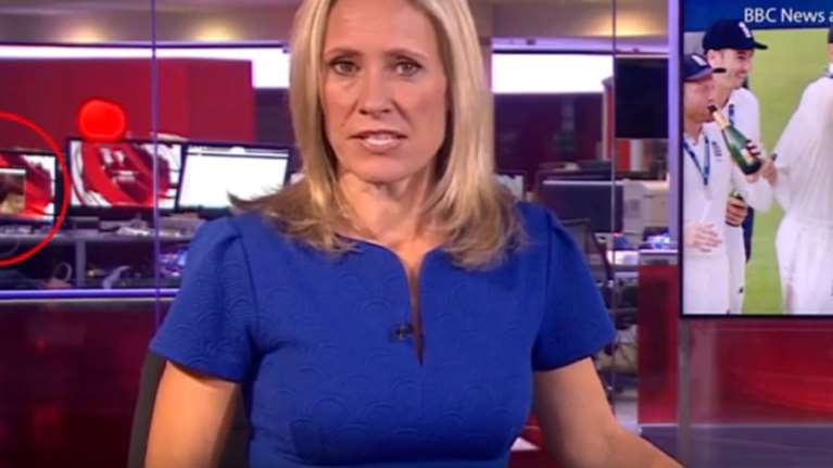 Έβλεπε &quot;ροζ βίντεο&quot; ενώ ήταν το δελτίο του BBC στον αέρα